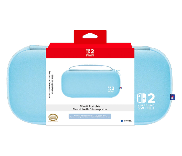 Hori Etui na konsole Slim Tough Pouch - Light Blue (switch 2) - 1471582 - zdjęcie 3